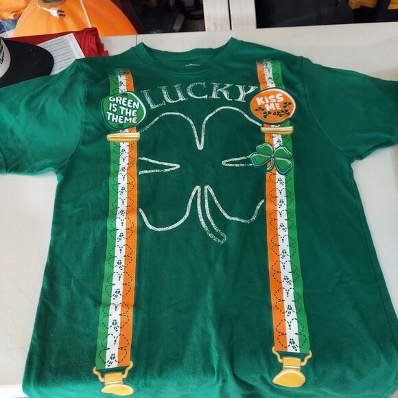 St Patricks Day Short Sleeve TShirt Size S - Picture 2 of 4